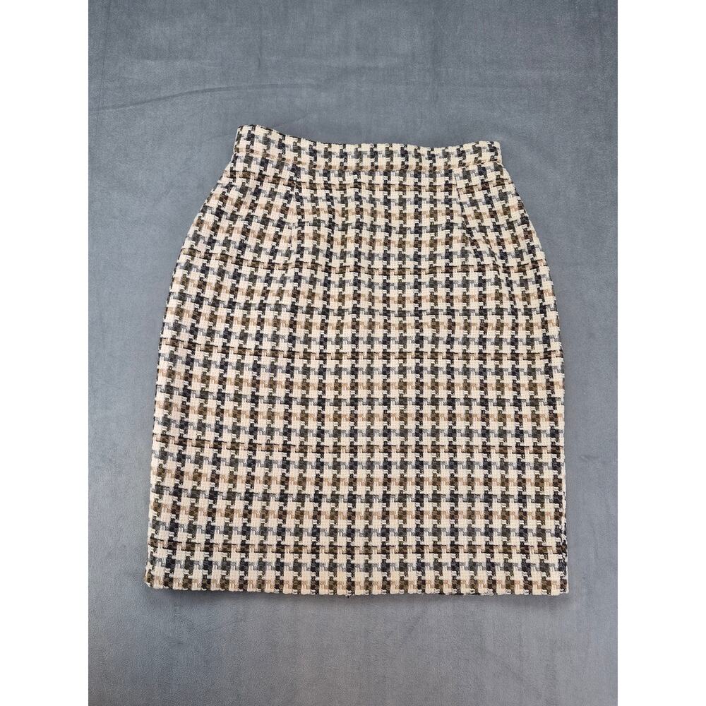 Jessica Scott Academia Clueless Tweed Vintage 90's Wool Blend Womens Medium